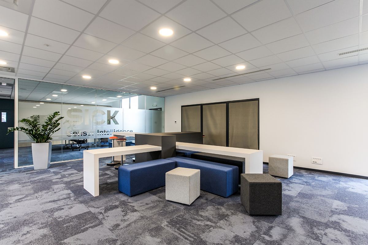 Espace collaboratif des bureaux Sick France
