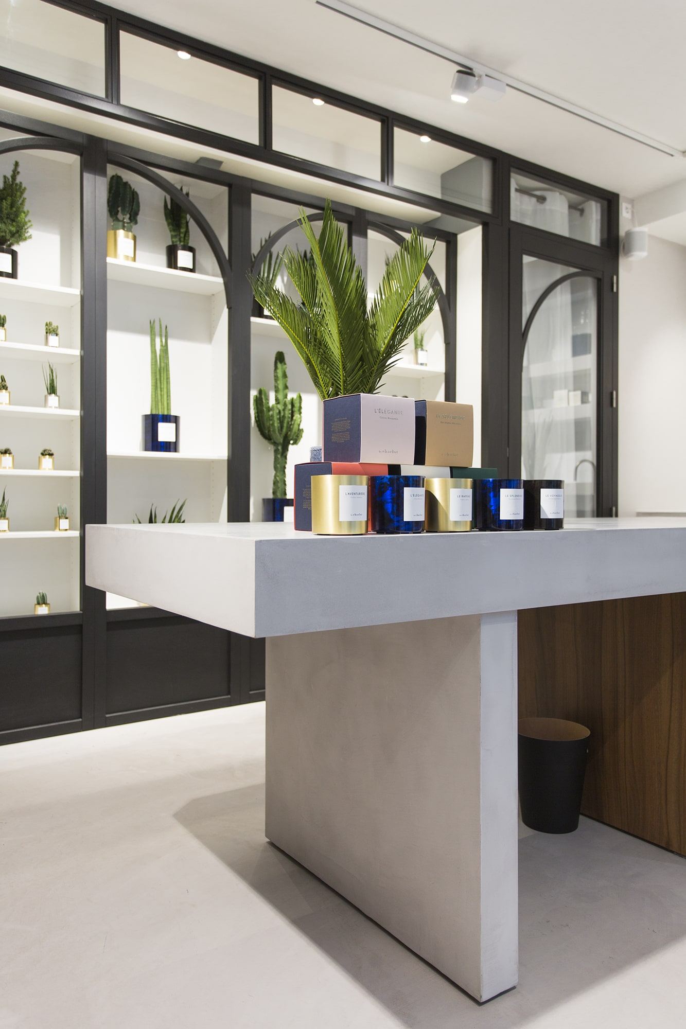 Détail mobilier de la boutique By Charlot