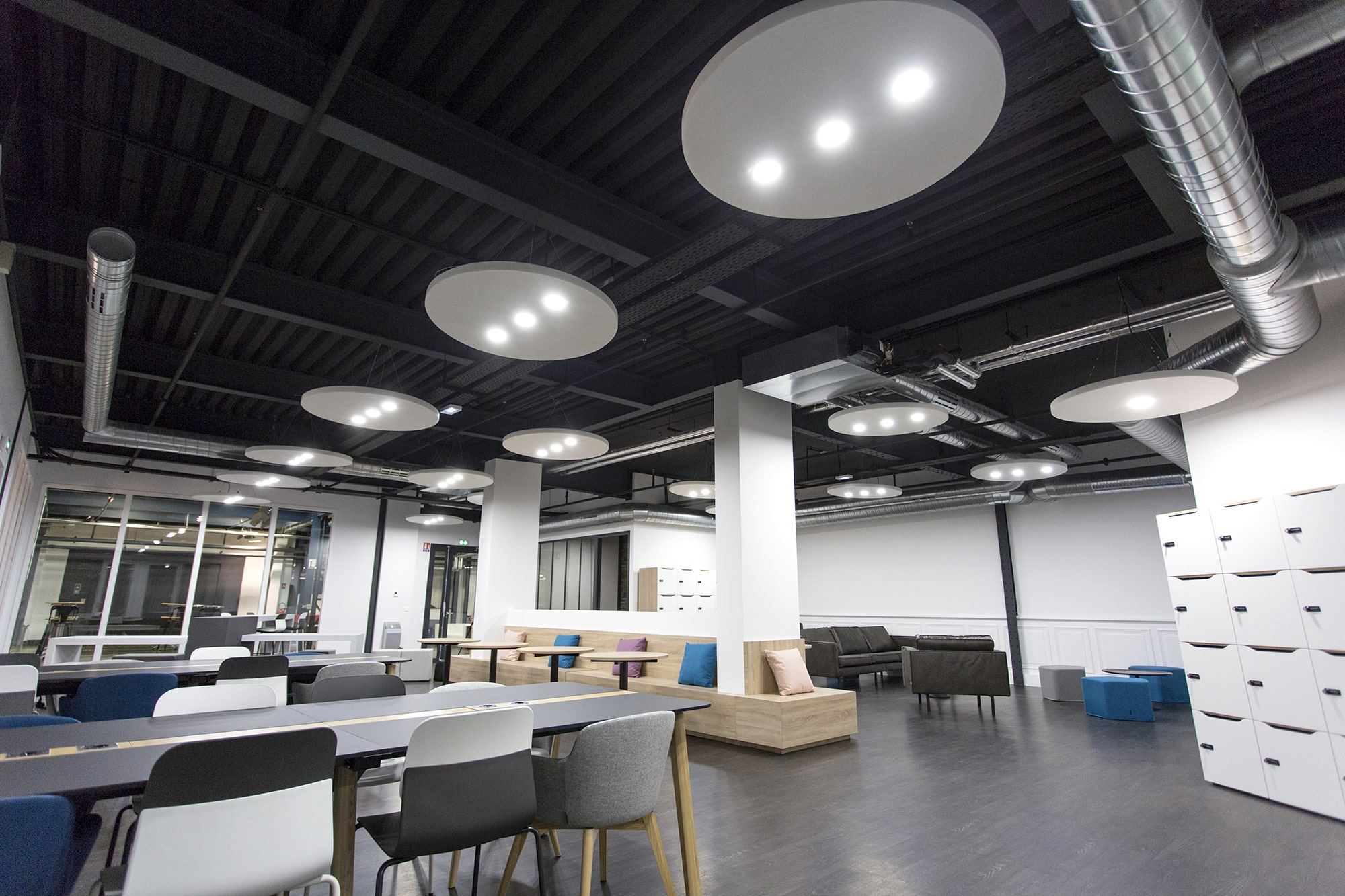Détail de l'espace de coworking Veepee à Saint-Denis