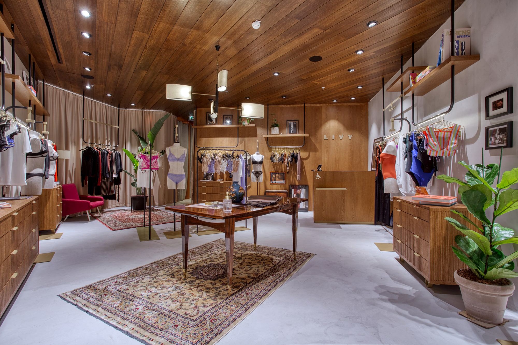 Boutique de lingerie Livy, ambiance soignée