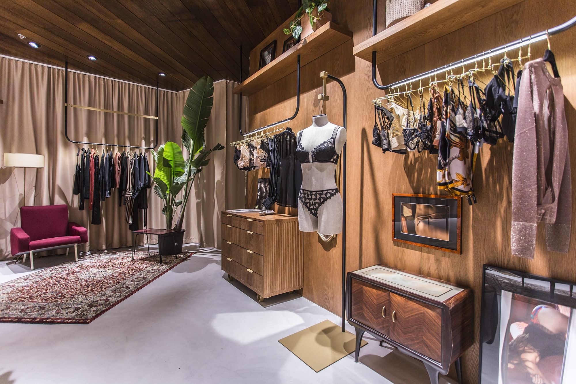 Boutique de lingerie Livy agencée par Isospace à Beaugrenelle