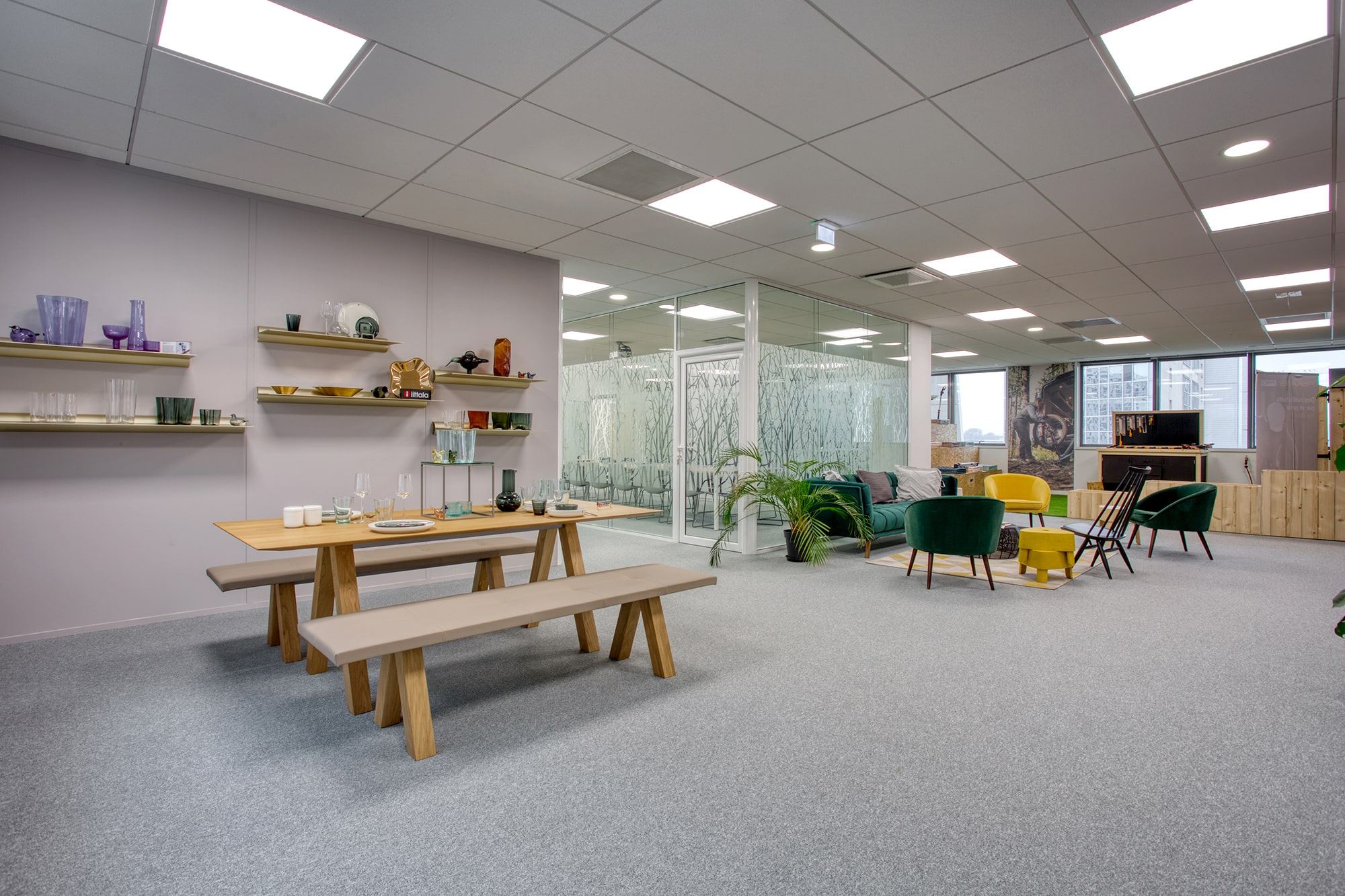 Open space des bureaux Fiskars à Ivry-sur-Seine