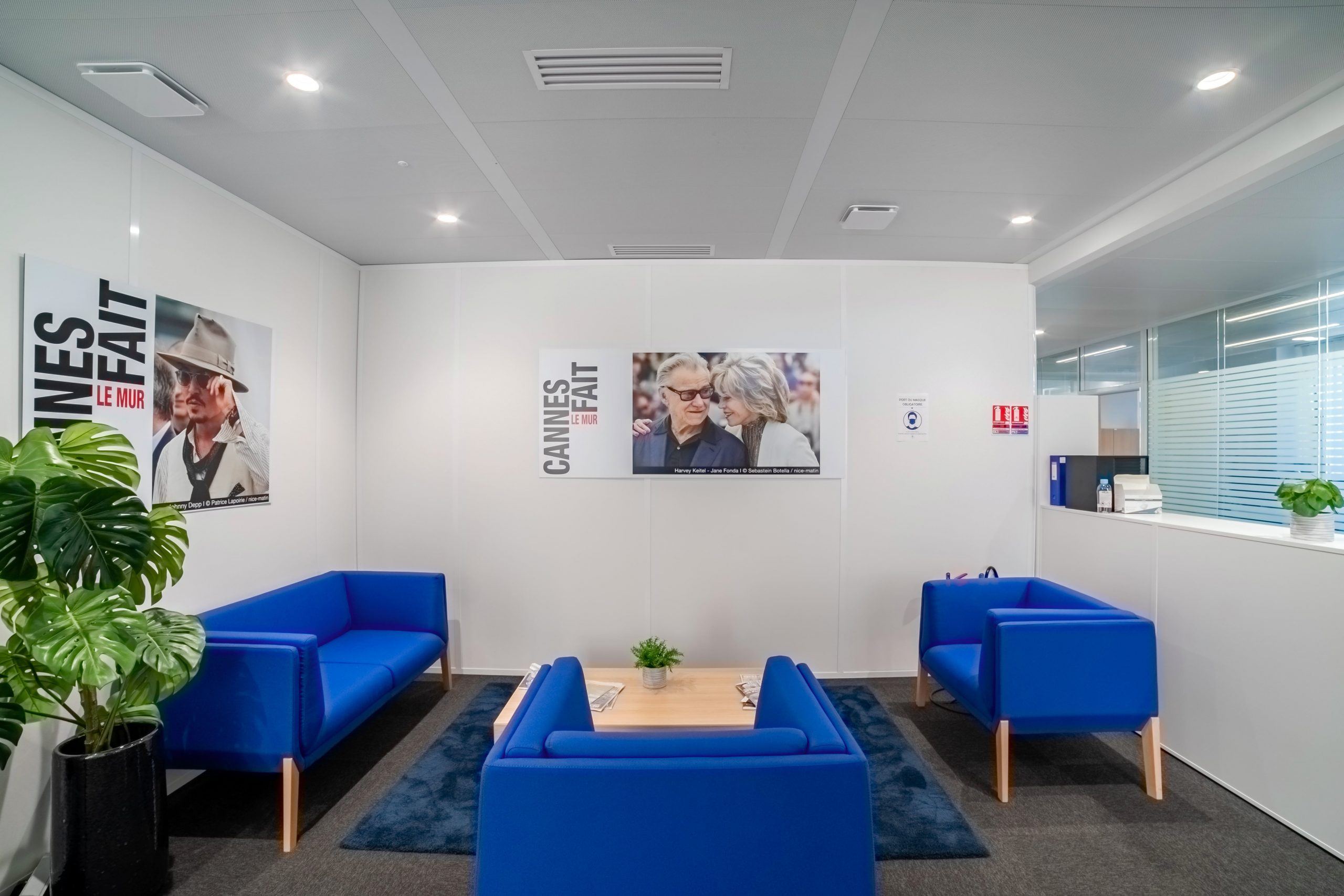 Nouveau siège du groupe Nice-Matin aménagé par Isospace à Nice