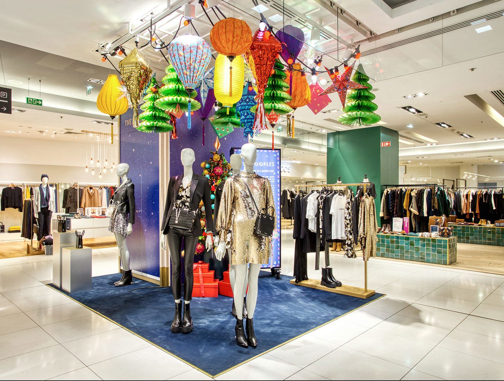 Mise en place du pop-up The Kooples