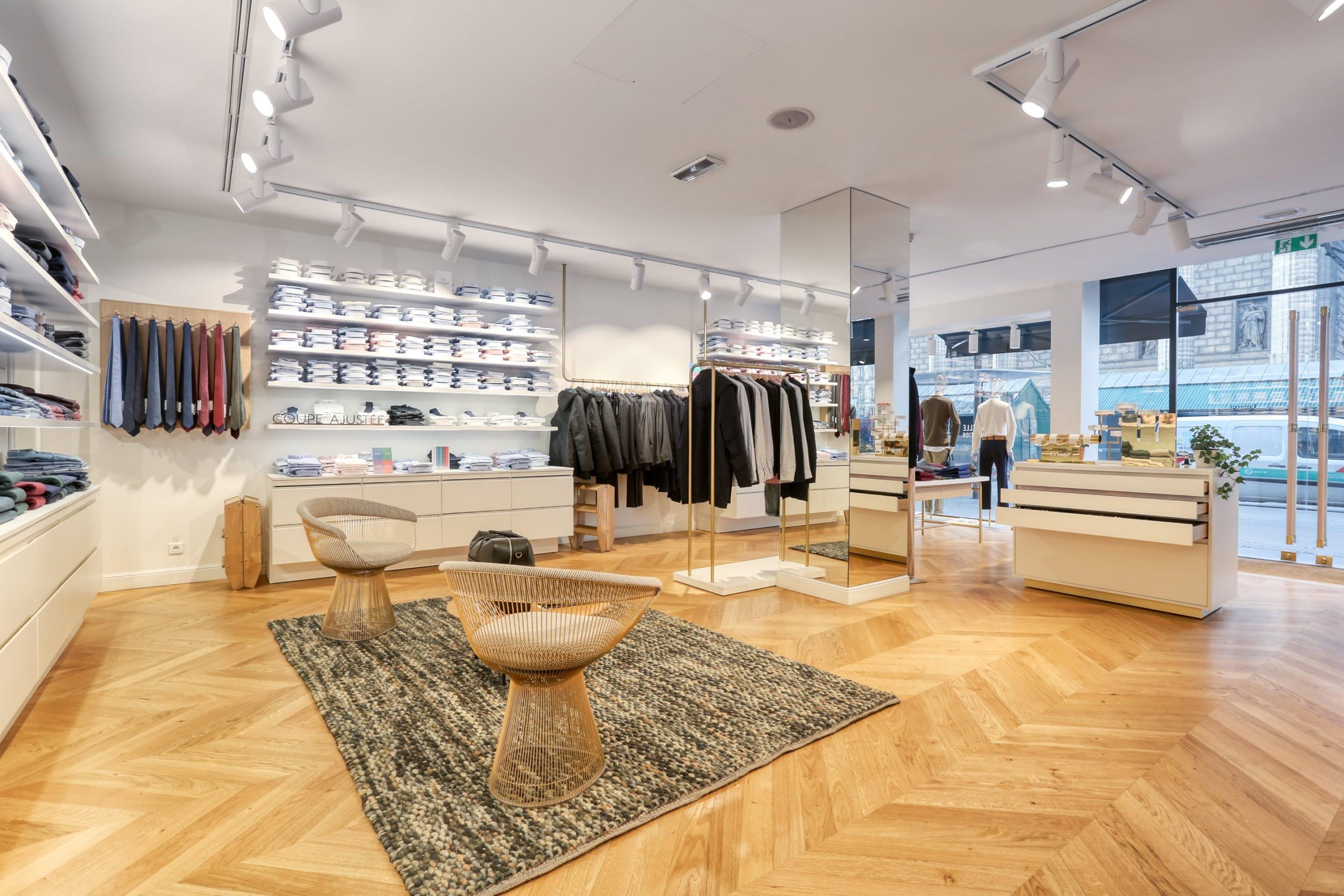 Espace de vente du flagship Figaret à Paris