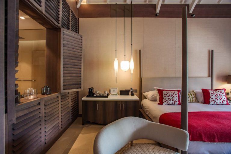 Chambres duplex de l’hôtel Le Barthélémy à Saint-Barthélemy rénovées par Isospace