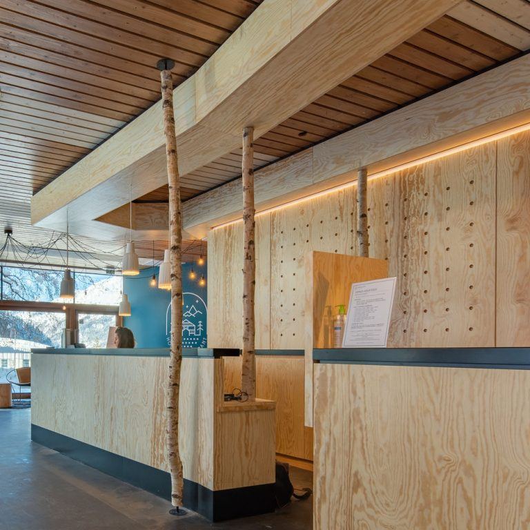 Hôtel 4 étoiles Le Timberlodge à Oz-en-Oisans aménagé par Isospace