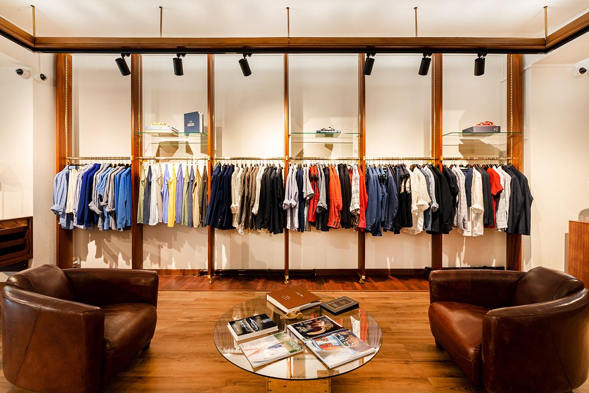 Mobilier sur mesure de la boutique Au Petit Matelot par Isospace