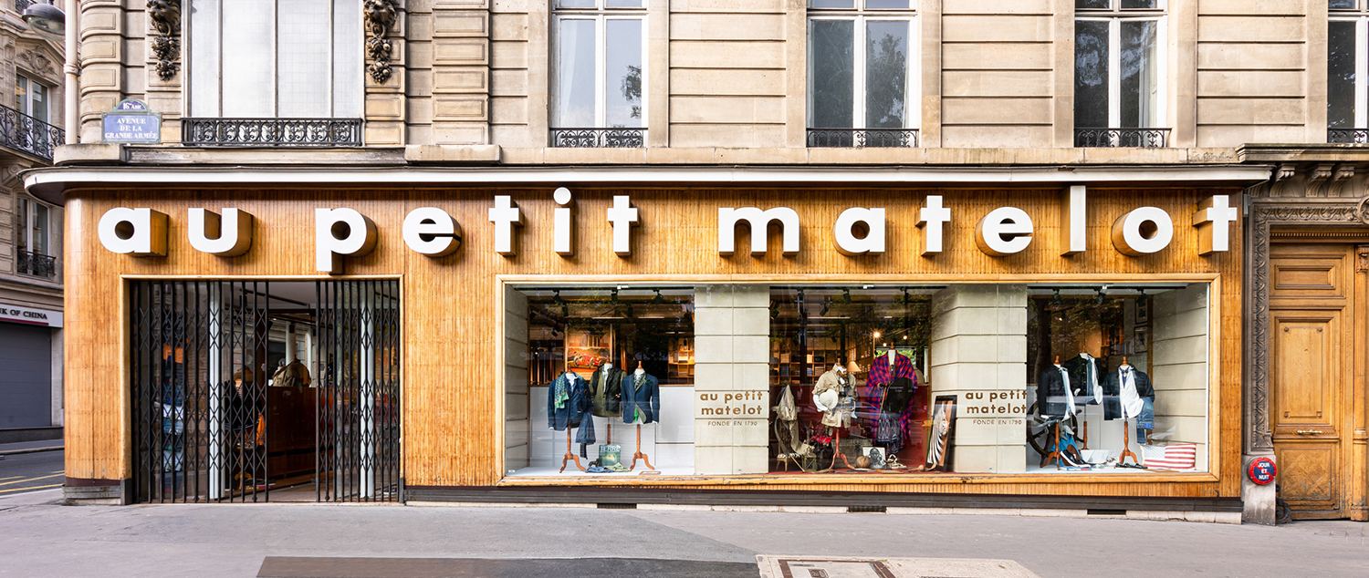 Boutique Au Petit Matelot à Paris agencée par Isospace