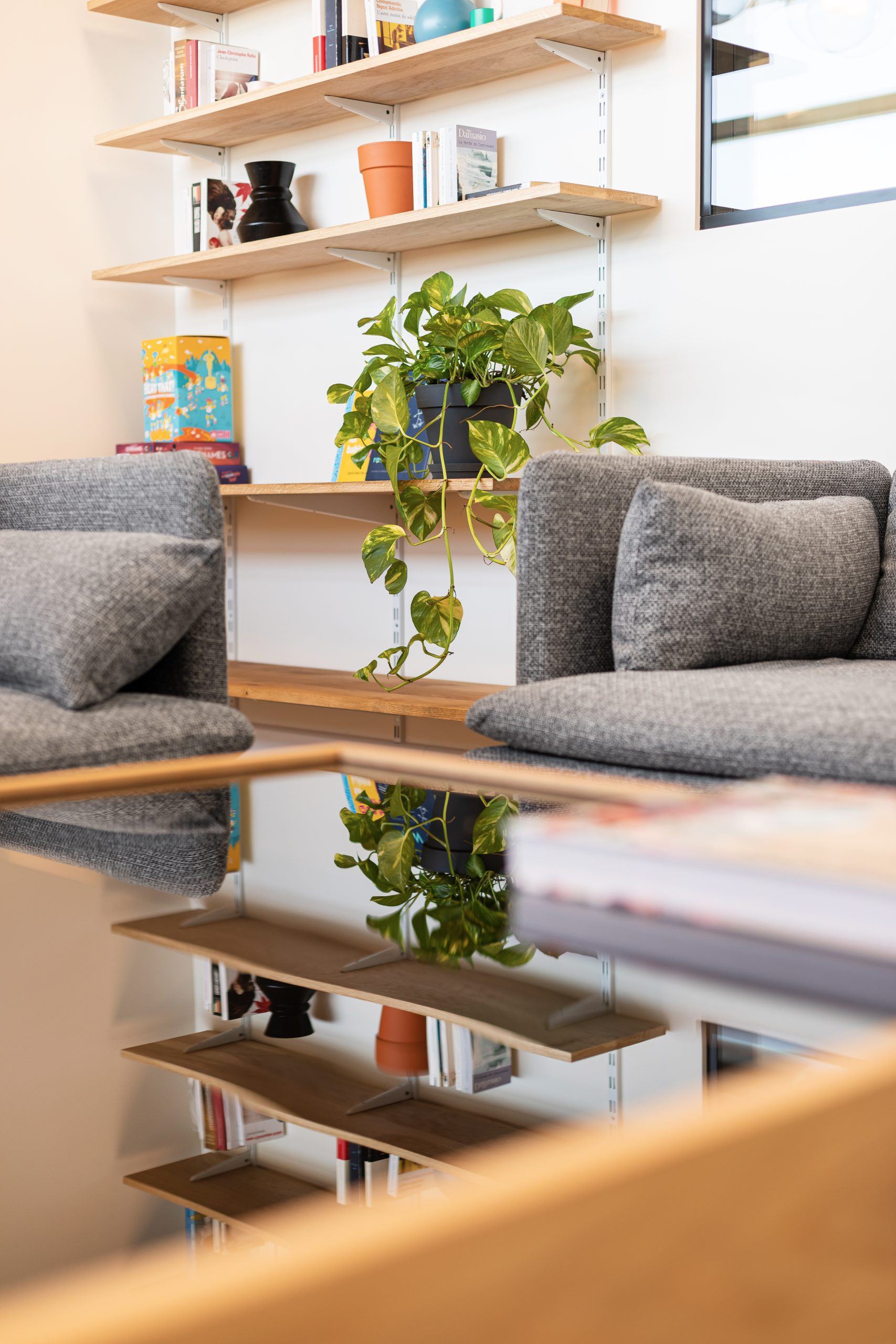 Bureau lumineux des locaux Alice & Bob