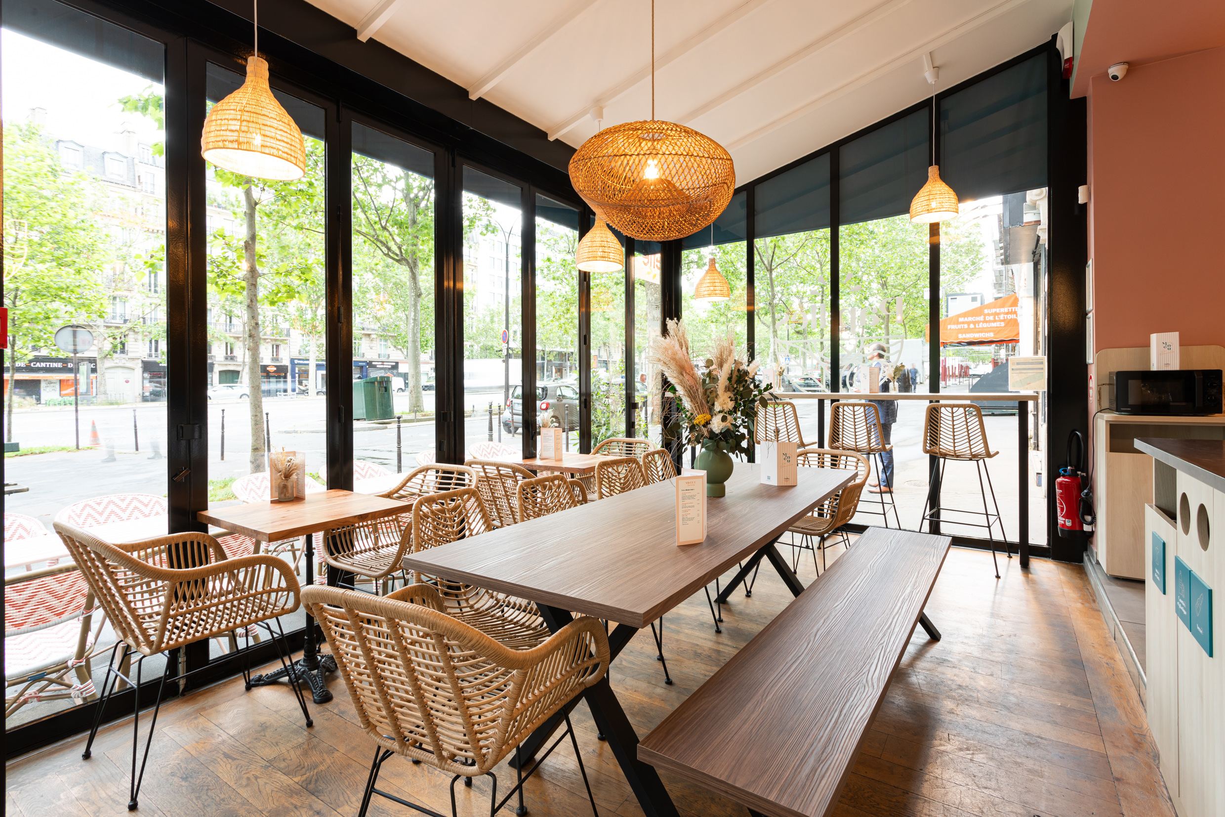 Restaurant Papilles à Paris aménagé par Isospace
