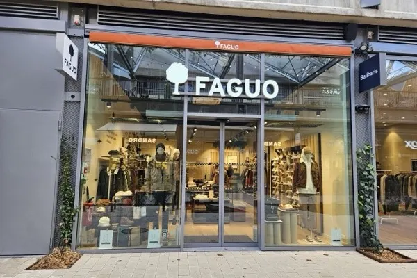 agencement de la boutique Faguo à Grenoble