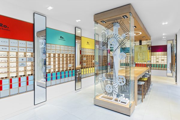 Boutique d’optique Sensee, réalisation Isospace