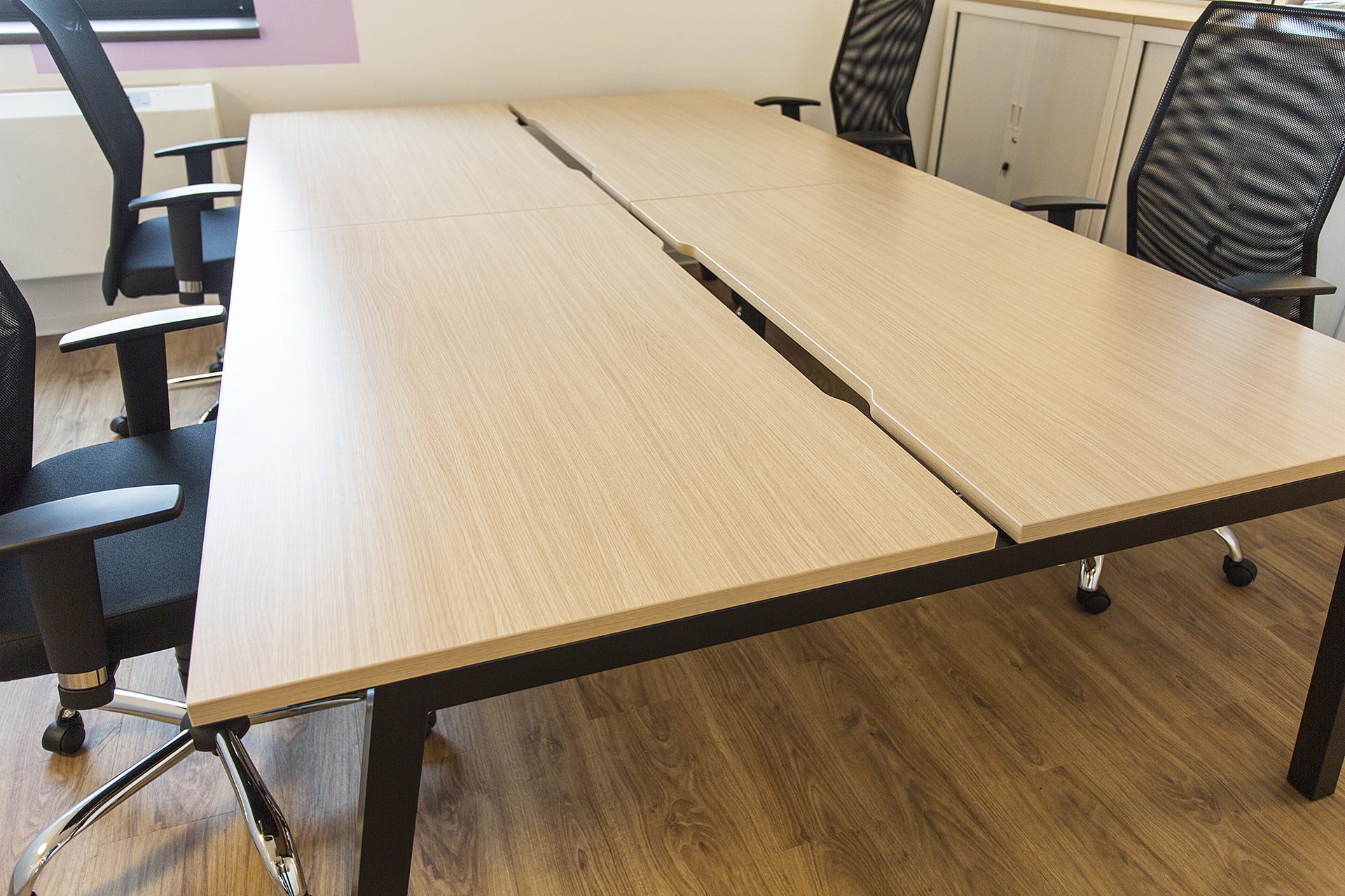 Bureaux en bench partagés, cœur de l'organisation flex office