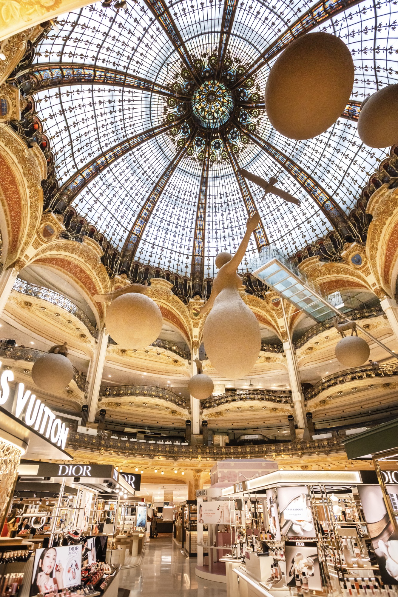 Coupole Art nouveau des Galeries Lafayette Haussmann