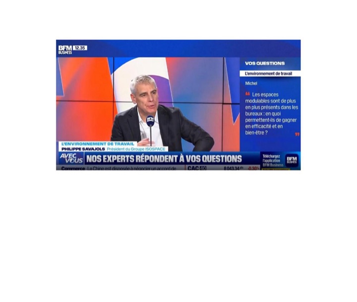 Parution presse BFM Business : L'importance de l'environnement de travail